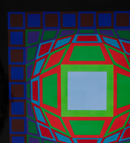 Victor VASARELY : GYEMANT - Héliogravure