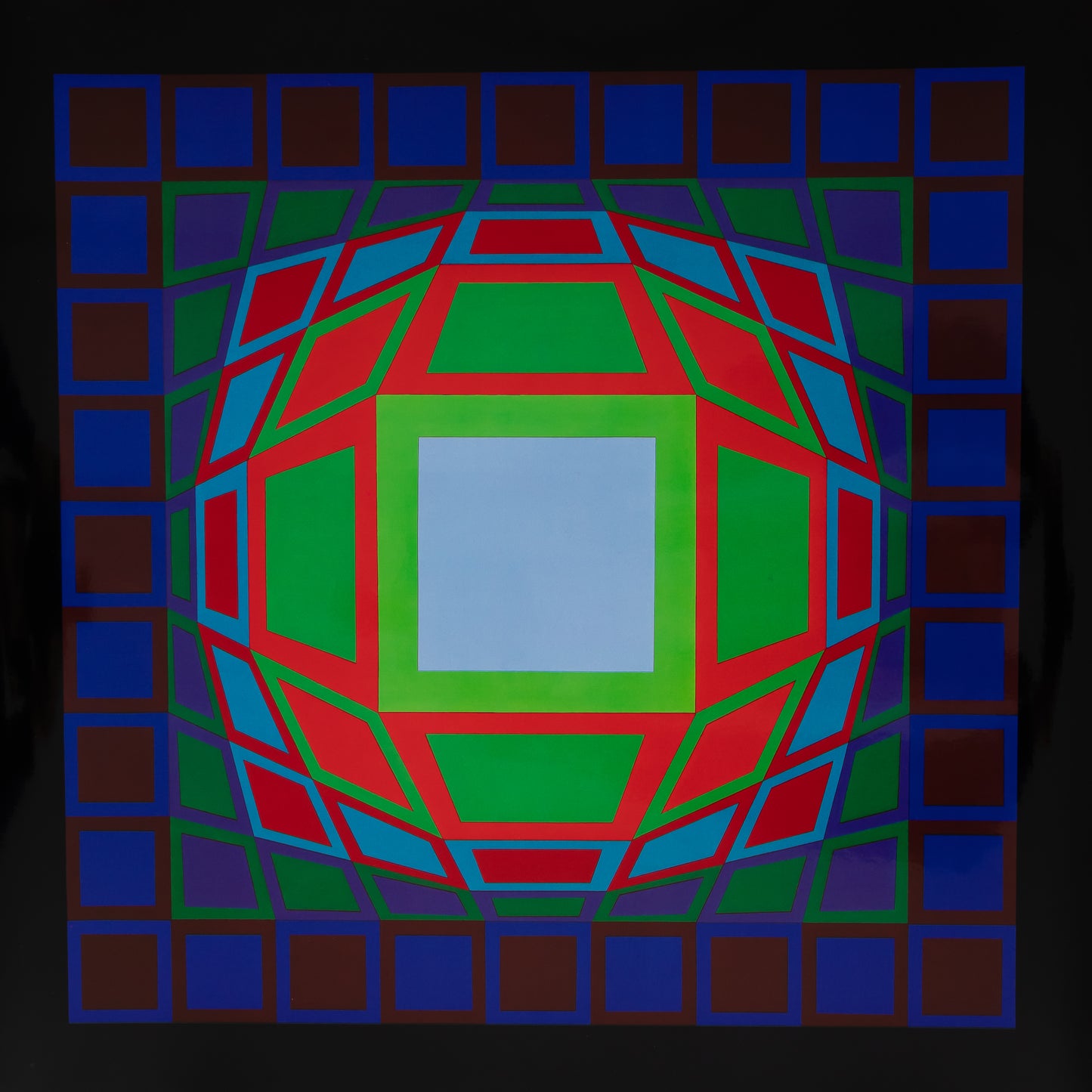 Victor VASARELY : GYEMANT - Héliogravure