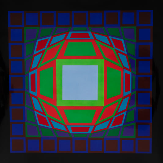 Victor VASARELY : GYEMANT - Héliogravure