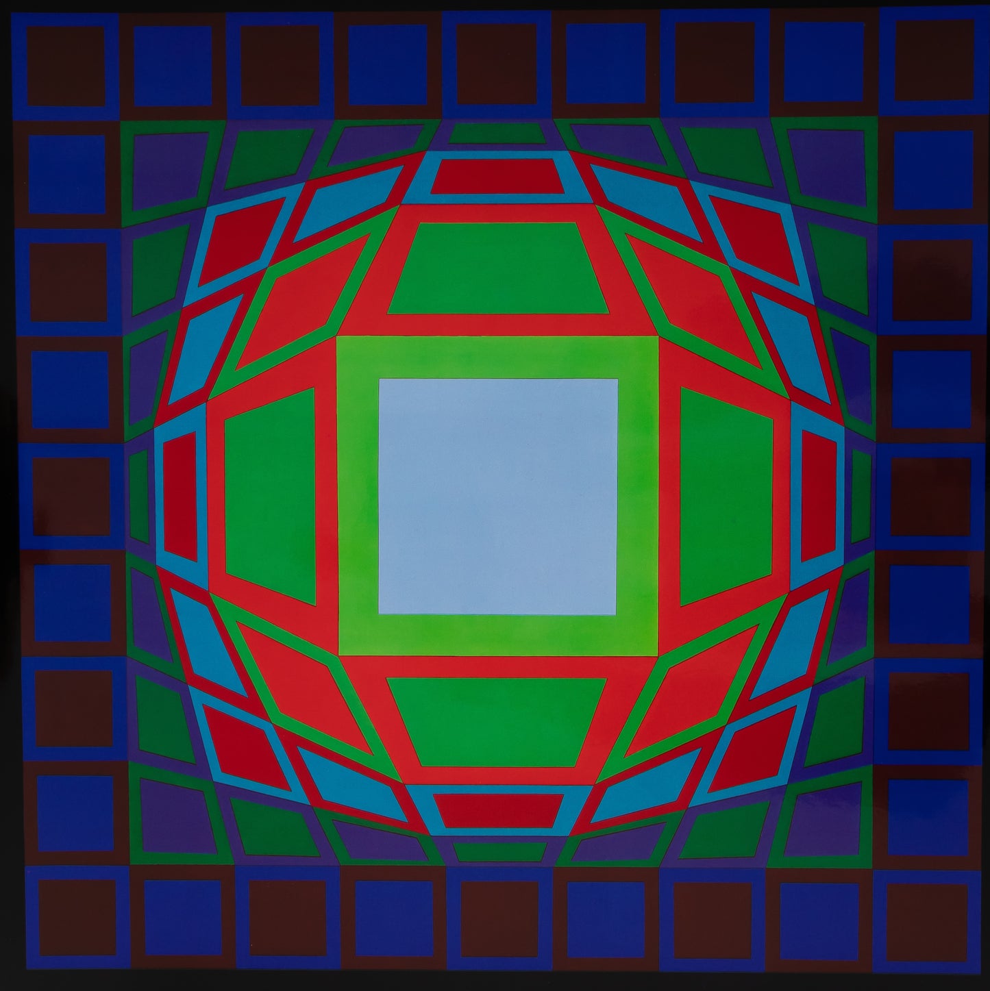 Victor VASARELY : GYEMANT - Héliogravure