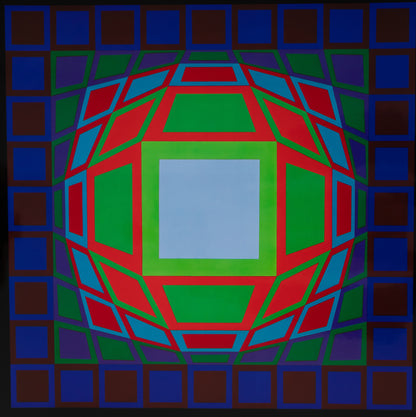 Victor VASARELY : GYEMANT - Héliogravure