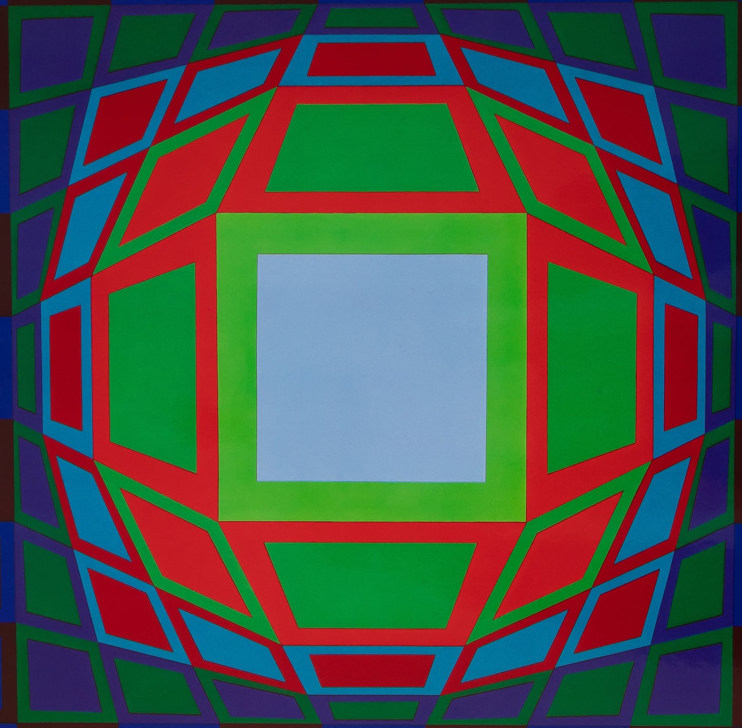 Victor VASARELY : GYEMANT - Héliogravure