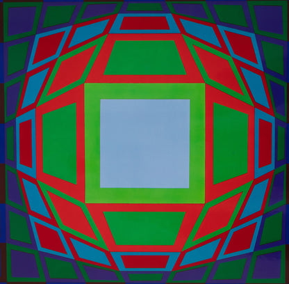 Victor VASARELY : GYEMANT - Héliogravure