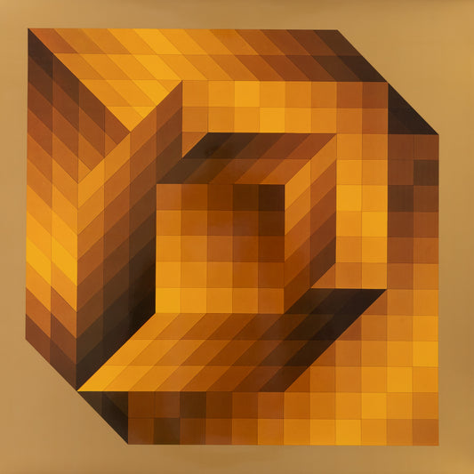 Victor VASARELY : AXO 44 - Héliogravure