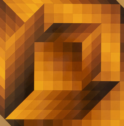 Victor VASARELY : AXO 44 - Héliogravure