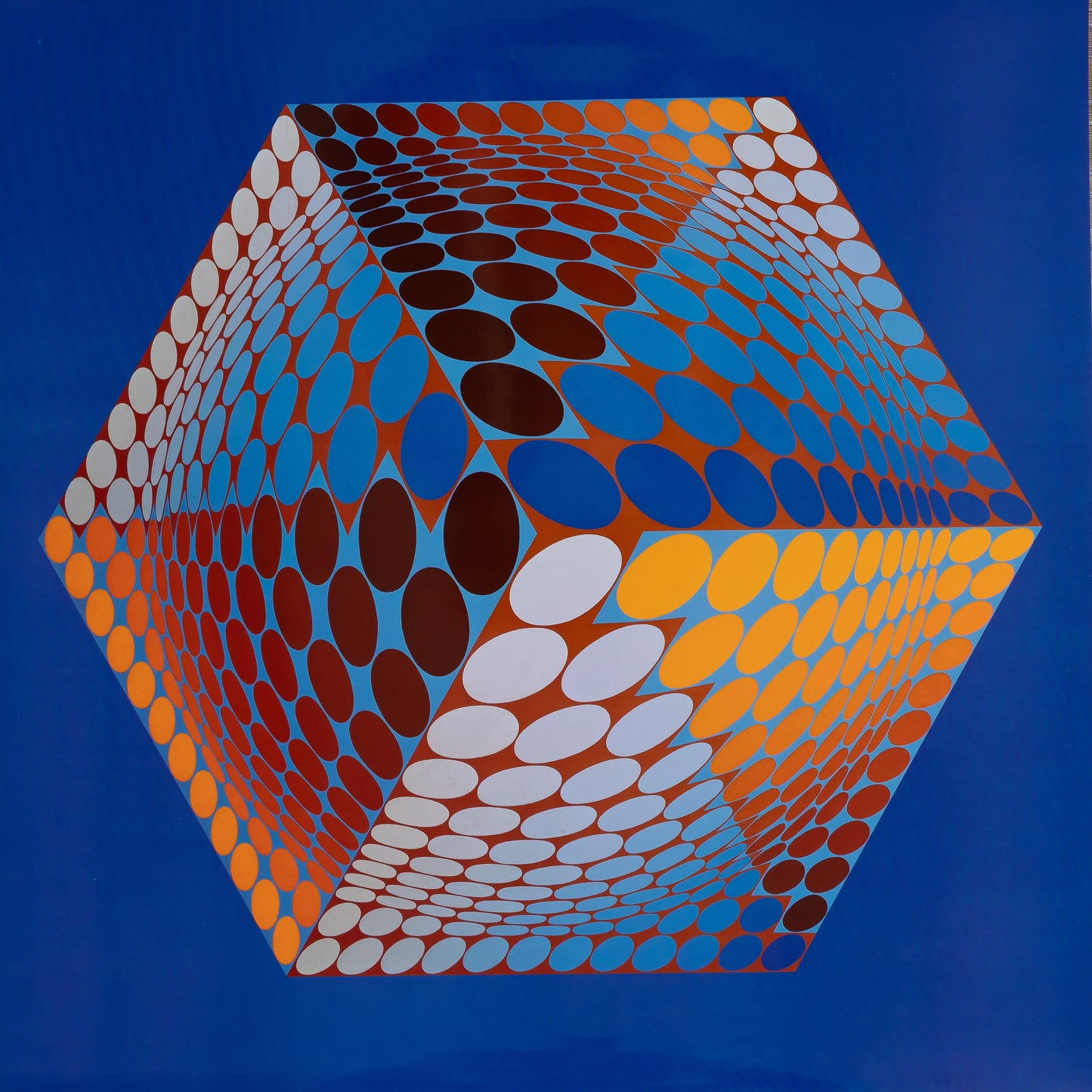 Victor VASARELY : TUPA 3 - Héliogravure