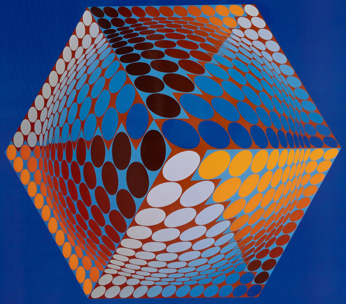 Victor VASARELY : TUPA 3 - Héliogravure