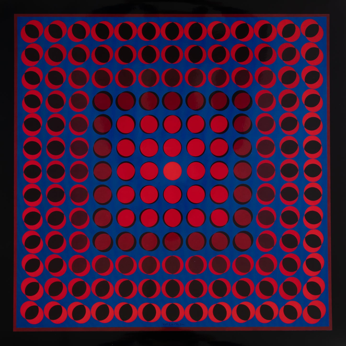Victor VASARELY : TUZ - Héliogravure