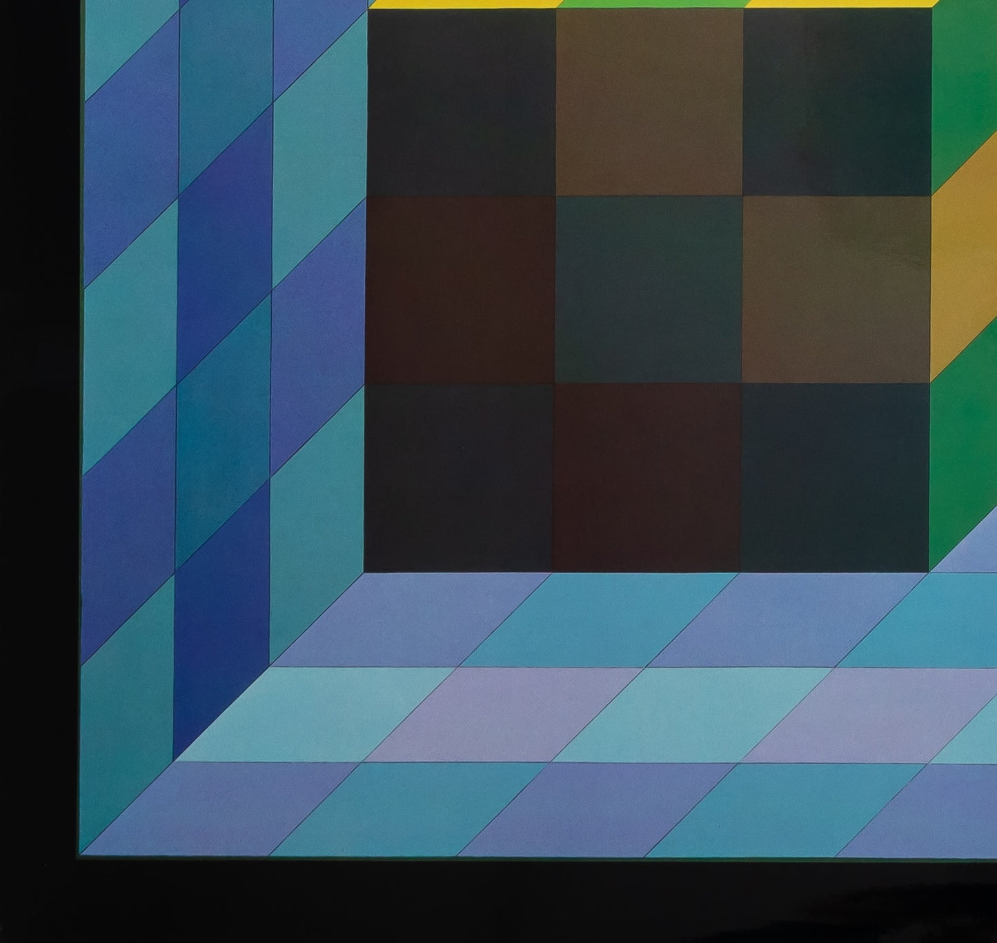 Victor VASARELY : TRIDIM C - Héliogravure