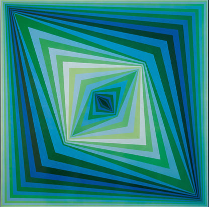 Victor VASARELY : RHOMBUS - Héliogravure