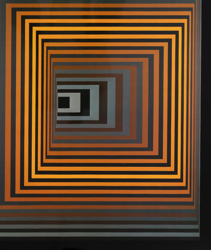 Victor VASARELY : VONAL FEGN - Héliogravure