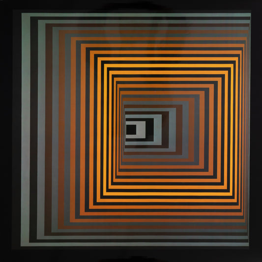 Victor VASARELY : VONAL FEGN - Héliogravure