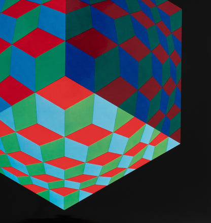 Victor VASARELY : HAT VI - Héliogravure