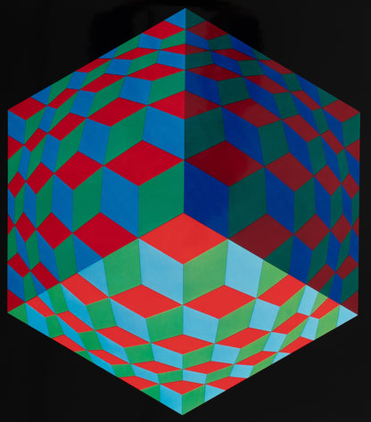 Victor VASARELY : HAT VI - Héliogravure