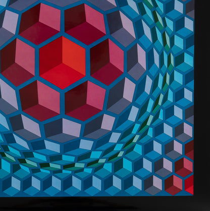 Victor VASARELY : CHEYT MC 4 - Héliogravure