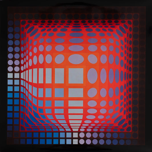 Victor VASARELY : KOSKA QUEMER - Héliogravure
