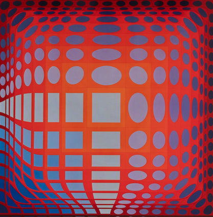 Victor VASARELY : KOSKA QUEMER - Héliogravure