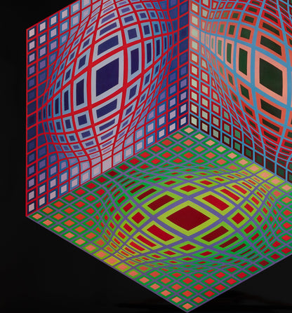 Victor VASARELY : TEST 2 - Héliogravure