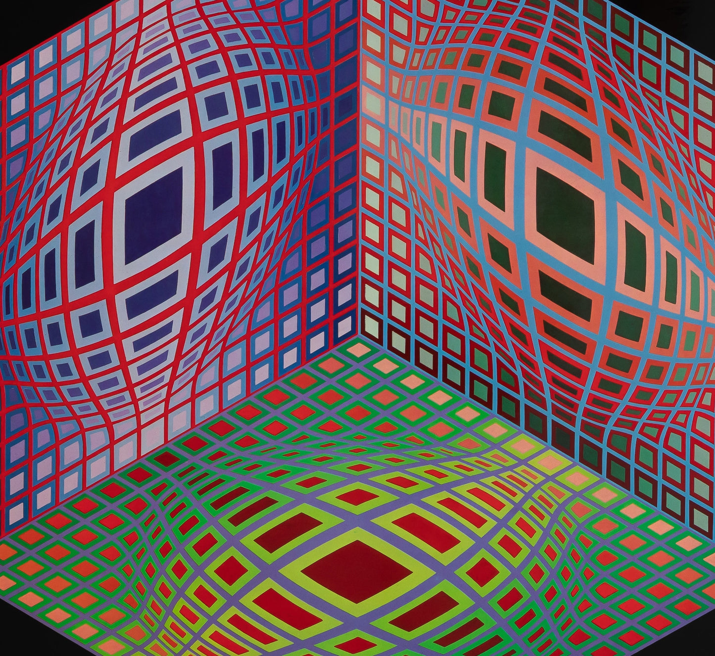 Victor VASARELY : TEST 2 - Héliogravure