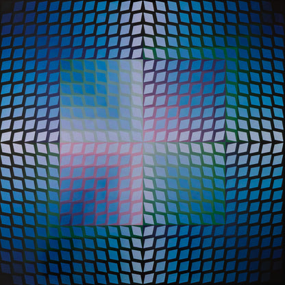 Victor VASARELY : QUASAR PAAL 2 - Héliogravure