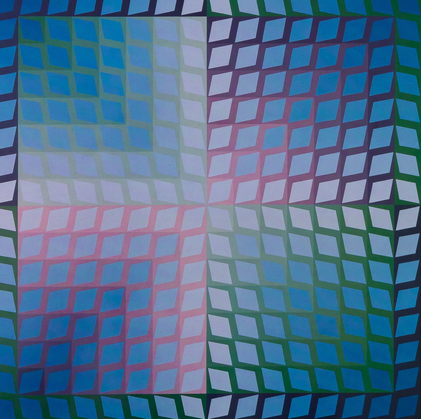 Victor VASARELY : QUASAR PAAL 2 - Héliogravure
