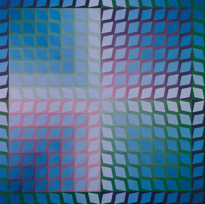 Victor VASARELY : QUASAR PAAL 2 - Héliogravure