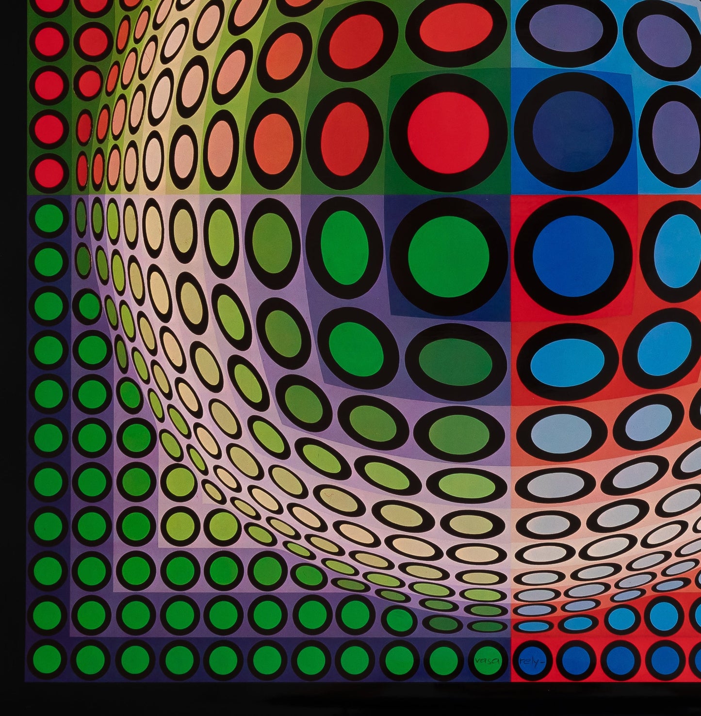 Victor VASARELY : VEGA PAL B - Héliogravure
