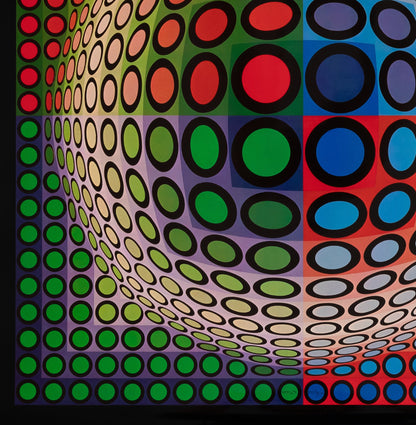 Victor VASARELY : VEGA PAL B - Héliogravure