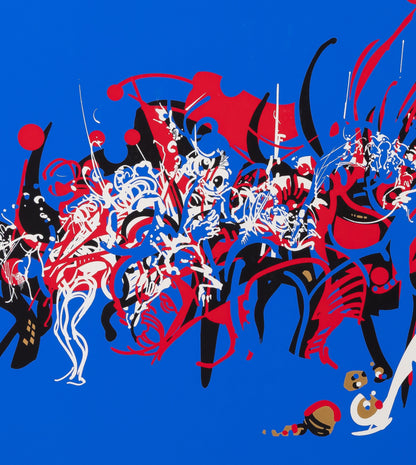 Raymond MORETTI : Les illuminations Rimbaud - Sérigraphie originale signée