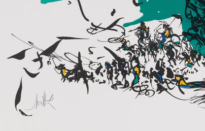 Raymond MORETTI : Les illuminations Rimbaud II - Sérigraphie originale signée