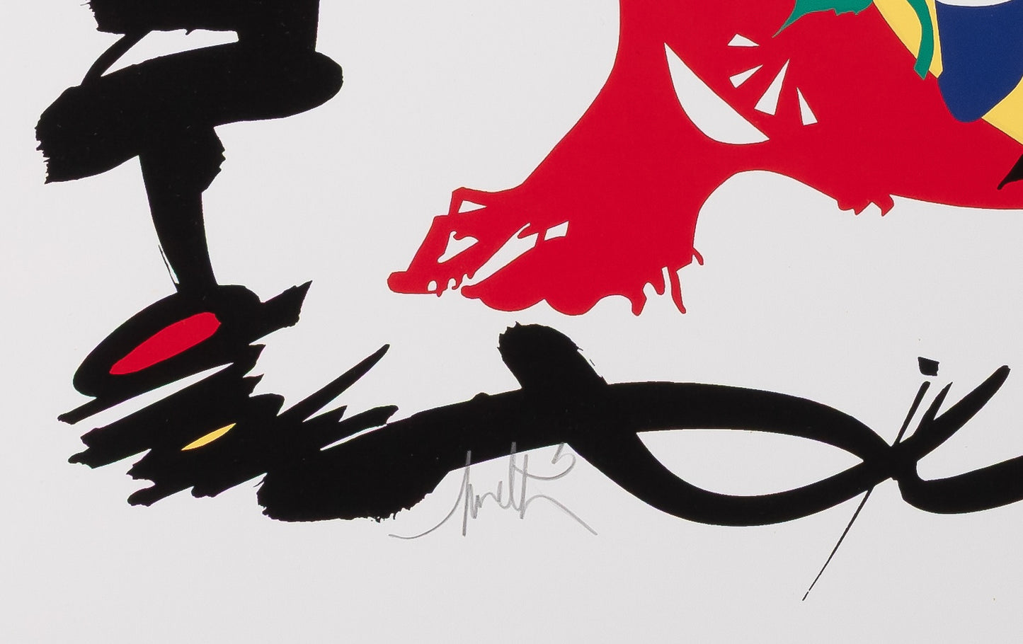 Raymond MORETTI : Les illuminations poétiques de Rimbaud - Sérigraphie originale signée