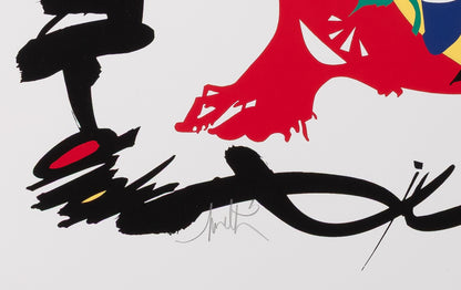 Raymond MORETTI : Les illuminations poétiques de Rimbaud - Sérigraphie originale signée