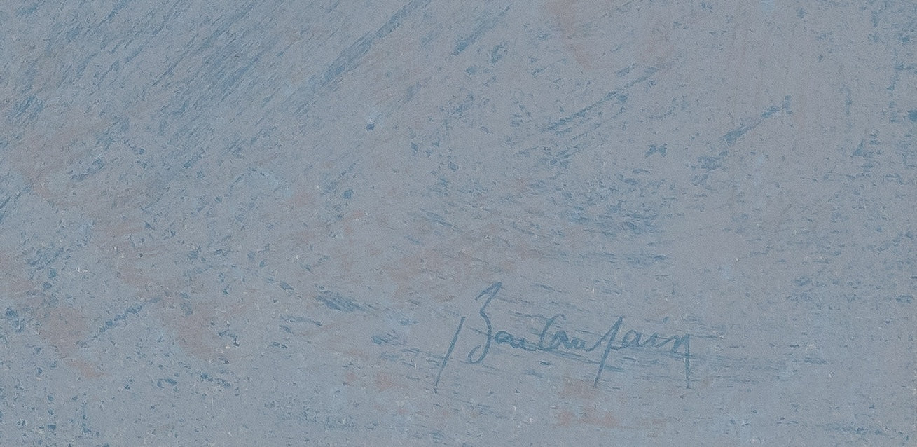 Pierre BONCOMPAIN : La sieste estivale - Lithographie originale signée