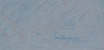 Pierre BONCOMPAIN : La sieste estivale - Lithographie originale signée