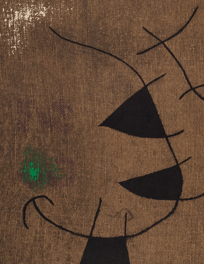 Joan MIRO : Femme et oiseau - Lithographie signée