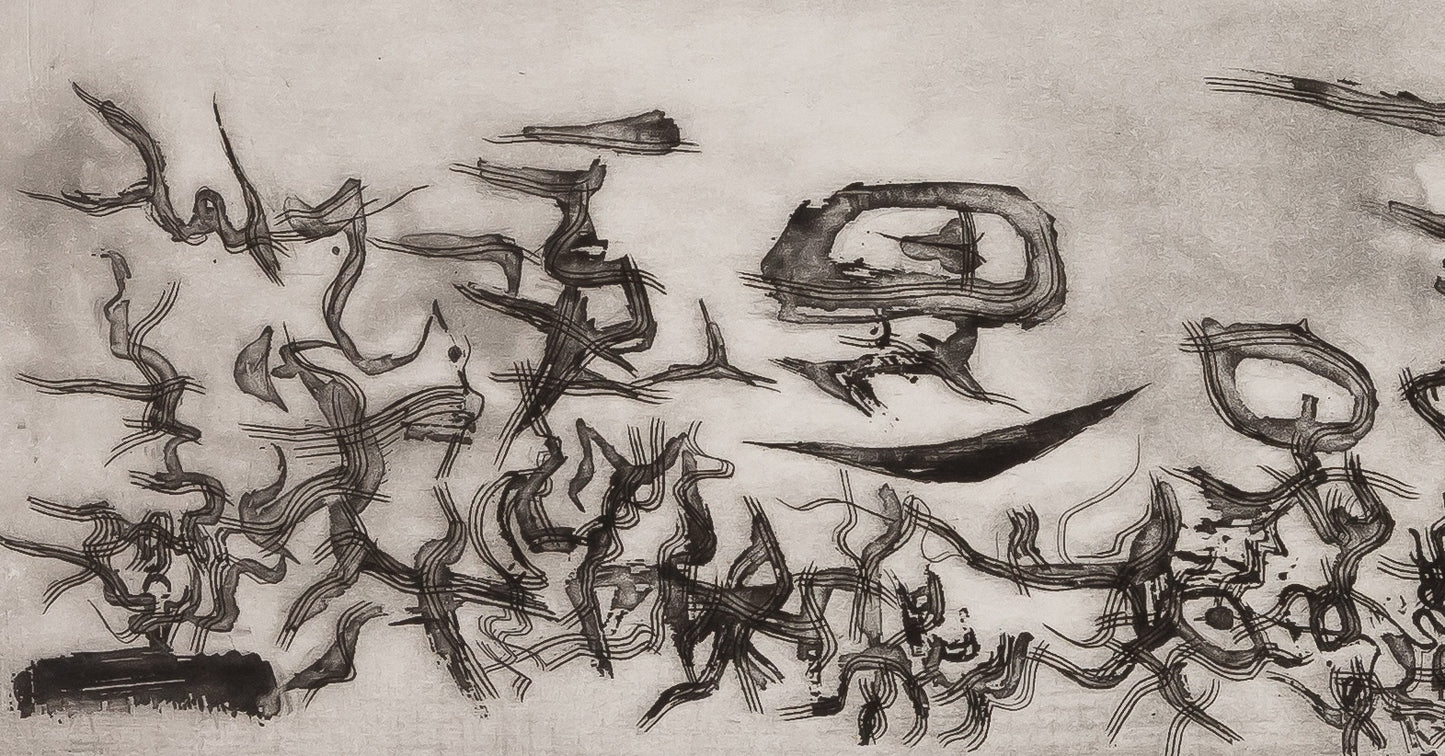 ZAO Wou Ki : Les compagnons dans le jardin - Gravure