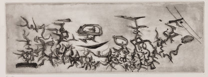 ZAO Wou Ki : Les compagnons dans le jardin - Gravure