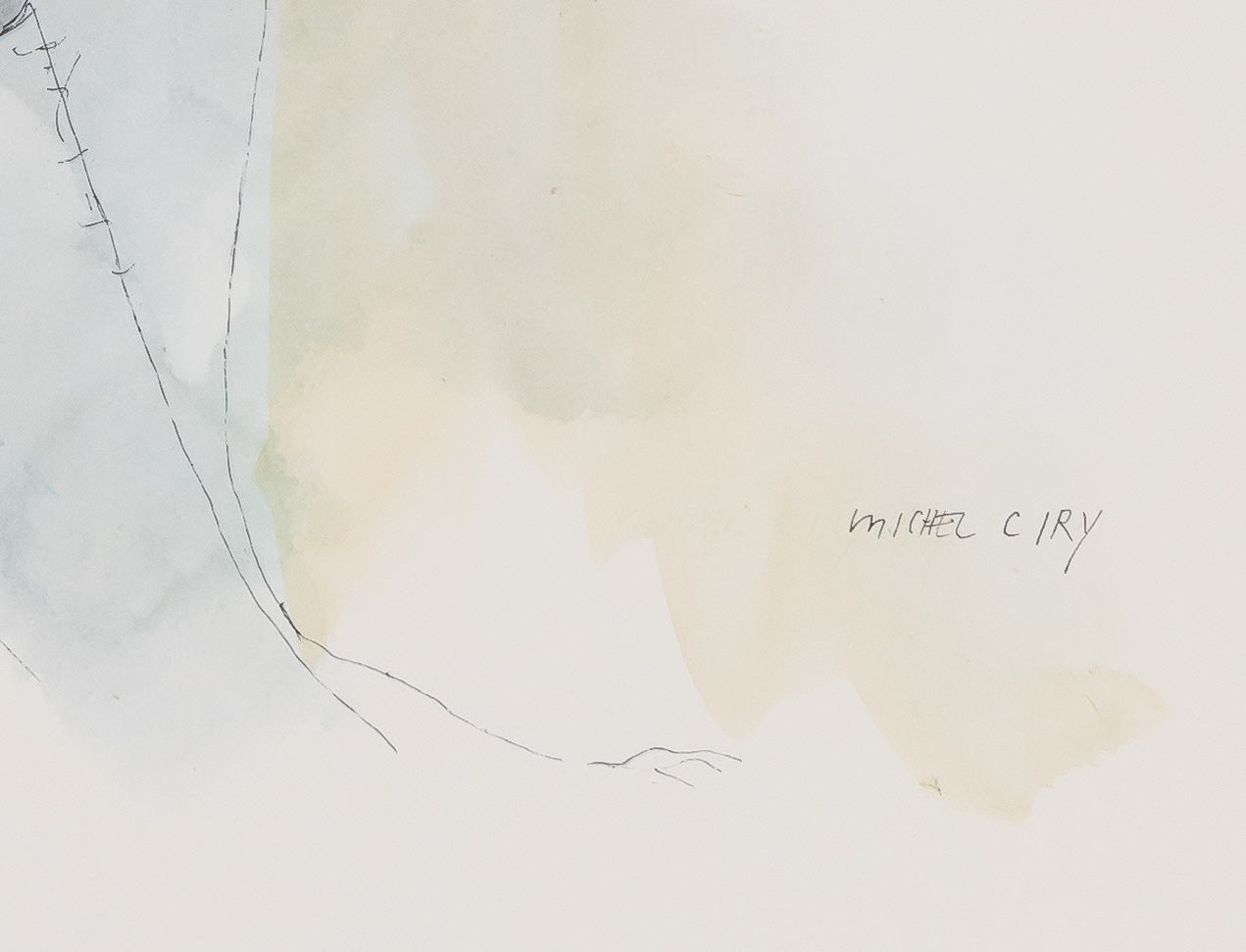 Michel CIRY : Arlequin - Lithographie originale signée