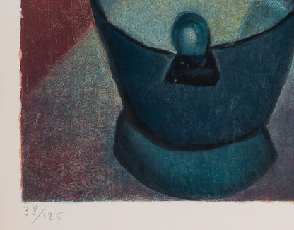 Louis TOFFOLI : Le ferblantier - Lithographie originale signée