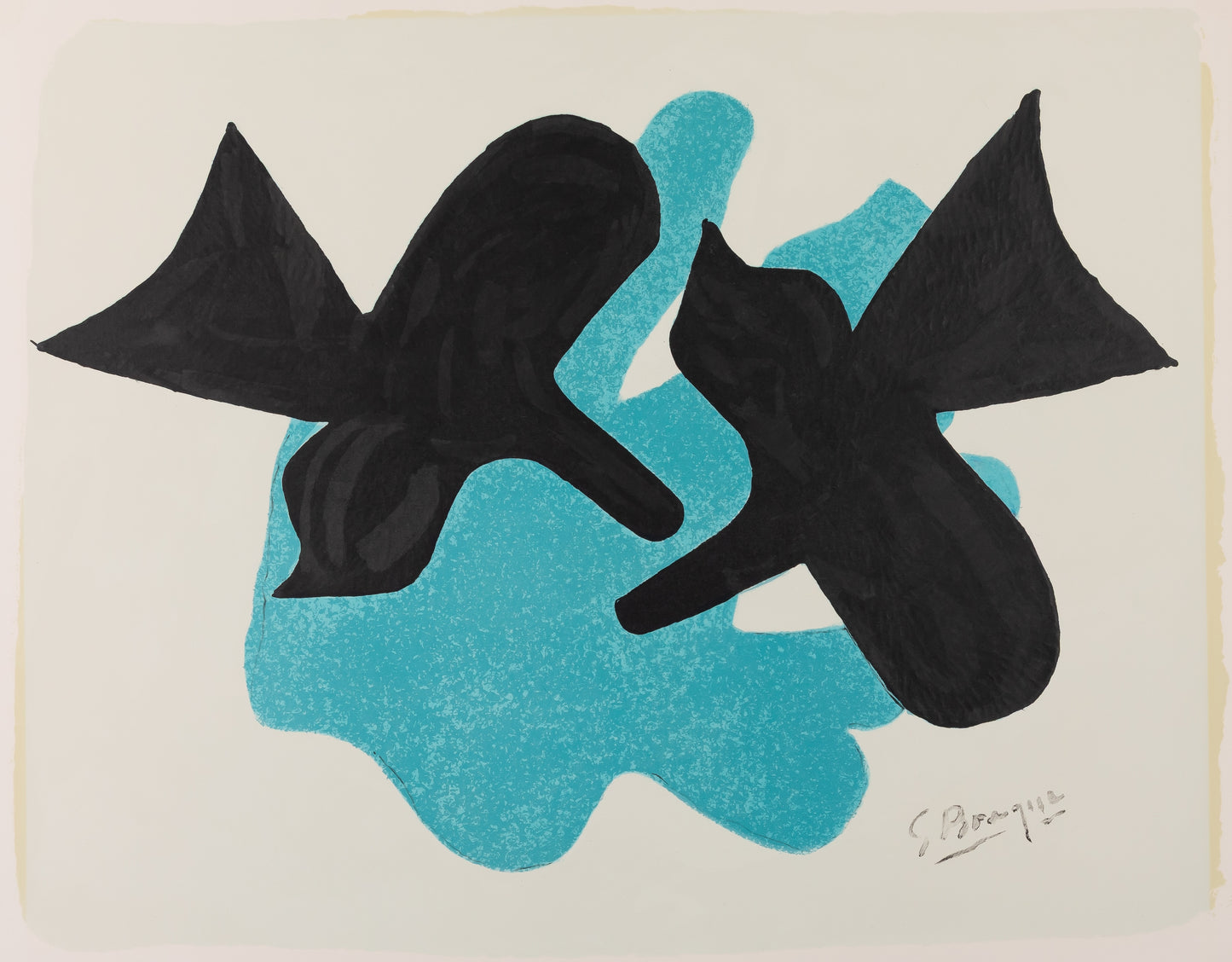 Georges BRAQUE : Pelias et Nélée - Lithographie signée