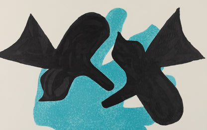 Georges BRAQUE : Pelias et Nélée - Lithographie signée