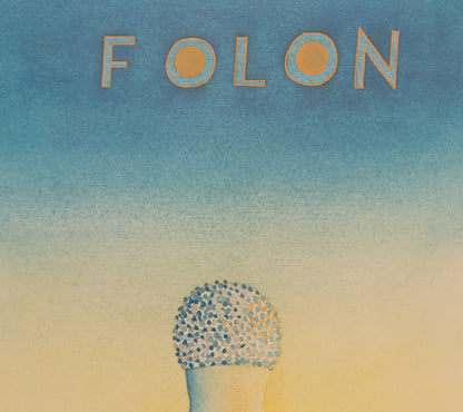Jean Michel FOLON : Galerie Charles KRIWIN - Affiche originale signée et dédicacée