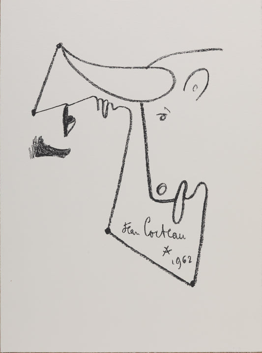 Jean COCTEAU : Le combat - Lithographie signée