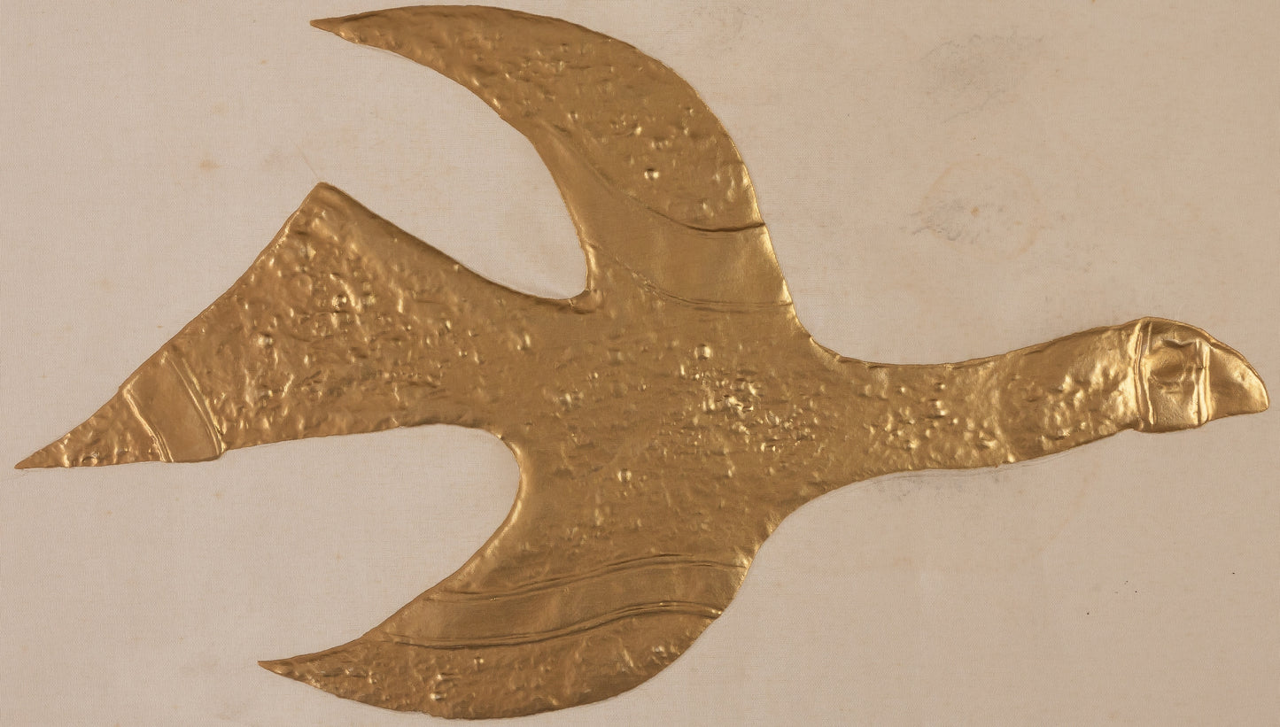 Georges BRAQUE : Thitonos - Gravure réhaussée à l'or
