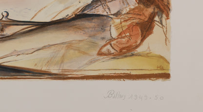 BALTHUS : Naples et le Vésuve - Lithographie originale signée