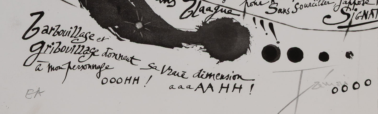 Pierre-Yves TREMOIS : Moâ Le clown - Lithographie originale signée
