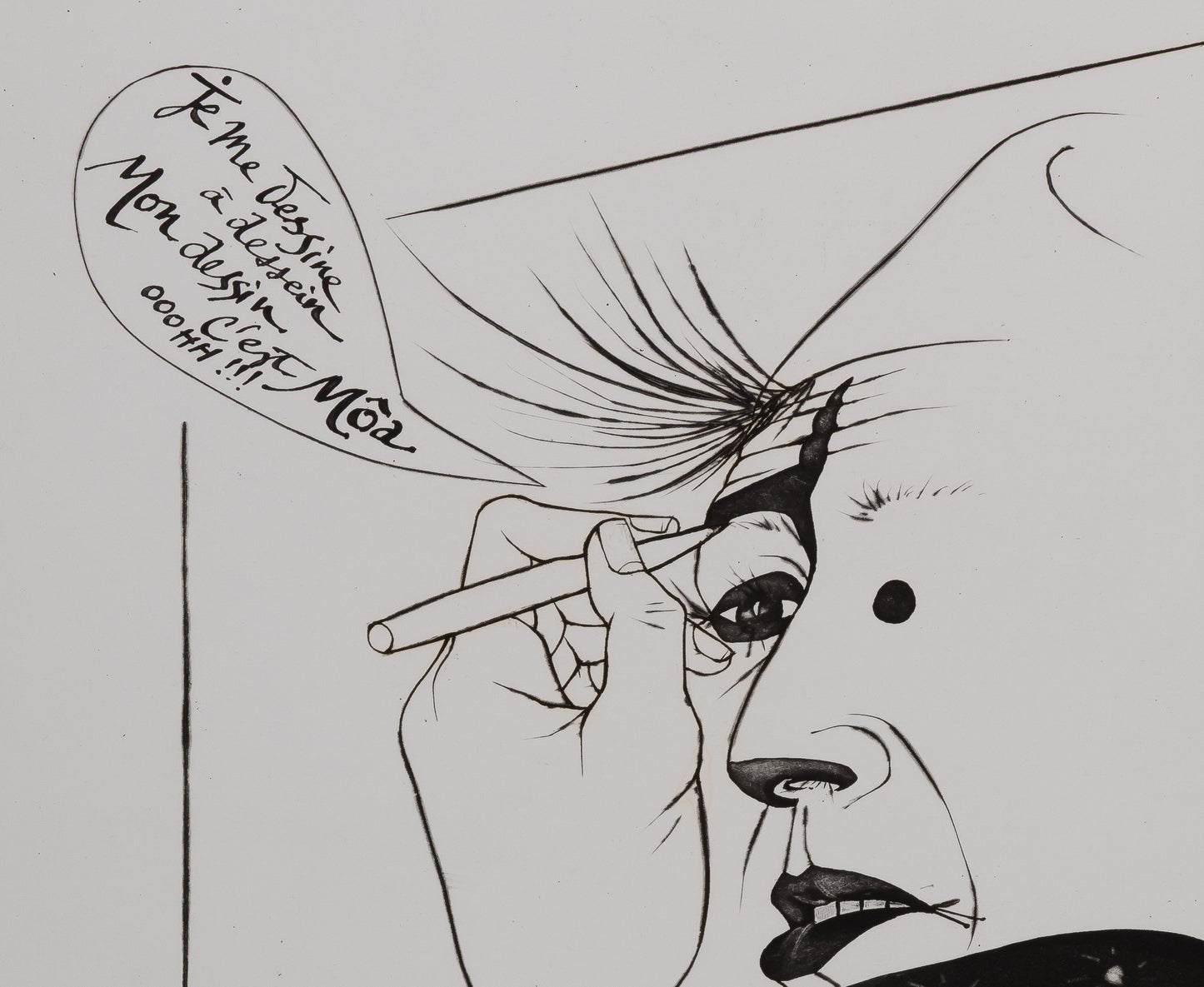 Pierre-Yves TREMOIS : Moâ Le clown - Lithographie originale signée