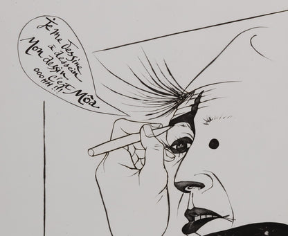 Pierre-Yves TREMOIS : Moâ Le clown - Lithographie originale signée