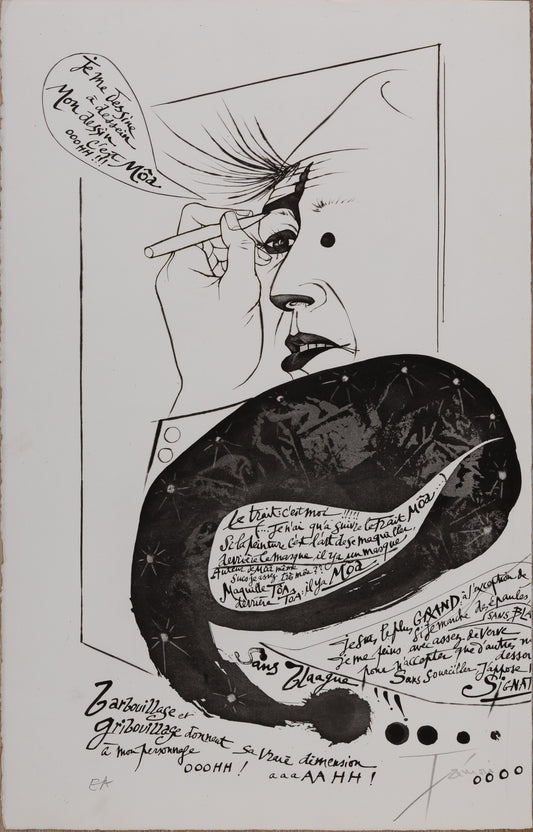 Pierre-Yves TREMOIS : Moâ Le clown - Lithographie originale signée