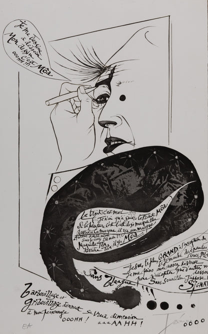 Pierre-Yves TREMOIS : Moâ Le clown - Lithographie originale signée